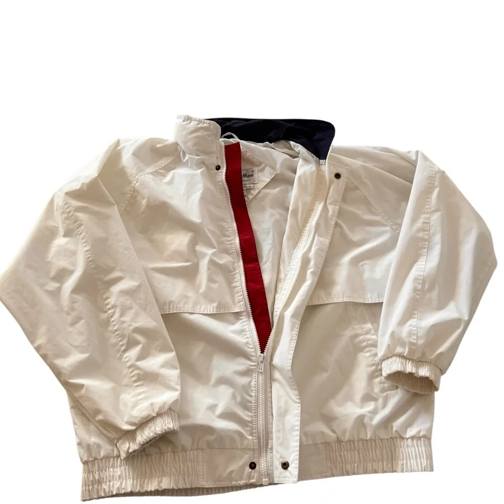 80s/90s Vintage WinnerMate Sportswear Sylvan White Windbreaker - Picture 5 of 10